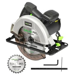 GALAX PRO 11 Amp Power Circular Saw, 6000RPM Corded Circular Saw with Adjustable Cutting Depth 2-7/16