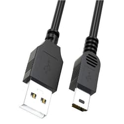 Koffmon 6FT Mini USB Data & Charging Cable for Sony Handycam – Compatible with DCR-SR82, SR85, SR87, SX40, SX41, SX60, SR62, SR65, SR67, SR68, SR80 – 2-in-1 Extra Long Multi-Function Cord