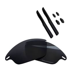 BLAZERBUCK Polarized Replacement Lenses & Sock Kit for Oakley Fast Jacket OO9097 Sunglass