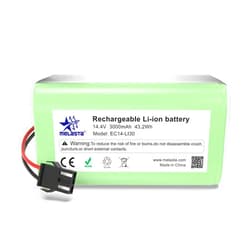 melasta 14.4V 3000mAh Replacement Battery Compatible with Ecovacs Deebot N79S, N79, DN622.11, DN622 & Eufy Robovac 11S, 11, 12, 15C, 30, 30C, Extended Life Vacuum Cleaners