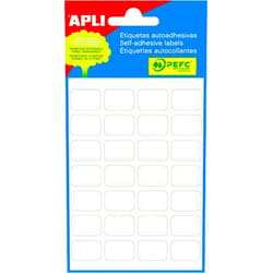 Apli 12x18mm Mini Label - White (Pack of 168)