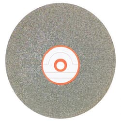 CAQUXIL Diamond Flat Lap Disc 8 Inch, 1/2 Inch Arbor, Diamond Flat Lap Wheel for Gemstone Glass Ceramics, Grinding Sanding Disc, Lapping Polishing Disc, 80 Grit