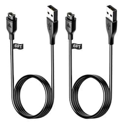 KZERO 6FT Compatible for Garmin Watch Charger, Watch Charger Cable for Garmin Fenix 7/5/6/7S/7X Pro Sapphire, Charging Cable for Forerunner 945 935 45 45S 245, Approach S60 S10 S40 X10 Smart Watch