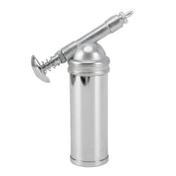 ChengyuWei Pistol Pump Oiler Can with Straight Spout, 80cc Manual Pump Oil Can, Metal Oil Can, Lubrication Oil Gun for Automobile Excavator, Only Grease May be Added, Liquid Oil Must not be Used