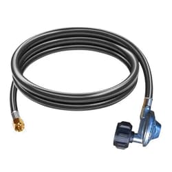 OGP_Outdoor Gas Products Premium Propane Regulator & 5 Foot Hose Assembly Replacement for Weber Gas Grills - QCC1 Connection - 3/8