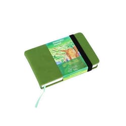 tumuarta Watercolor Journal, 3.5x5.5”, 140 LB, 300 GSM, Cotton Paper, Cold Press, 24 Sheets, 48 Pages, Watercolor Sketchbooks for Use As Travel Notebook Mixed Media Pad On The Go