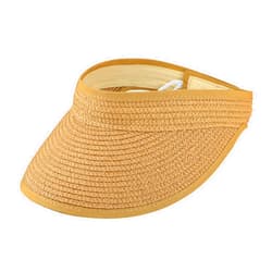 YCMI Women Straw Sun Visor Hat Wide Brim Foldable Summer UV Protection Beach Cap Packale Hats