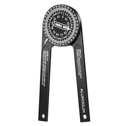 Gohelper Miter Saw Protractor Angle Finder Tool Guide case, 7 inch Aluminum Measuring Miter Gauge Protractor Inside & Outside Corner Angle Finder Protractor for Woodworking, Metal, Crown molding