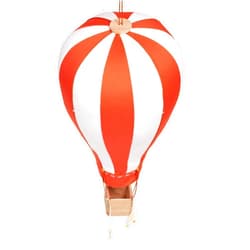 Cape fish cards & souvenirs Hanging Textile Hot Air Balloon Kid Room Decor Orange White Large