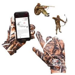 DecoyPro Men’s Camo Touchscreen Hunting Gloves – Lightweight, Thin, High-Performance Hunting Gear – L/XL