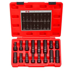RIMKOLO 16-Piece Locking Lug Master Key Set, SAE and Metric Wheel Lock Removal Kit for Removing Lock Lug Nuts on Aftermarket Wheels