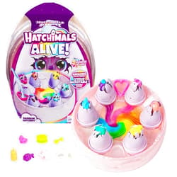 Hatchimals Alive, Rainbow Hatchery with 6 Mini Figures in Color Reveal Eggs & Over 10 Accessories, Kids Toys for Ages 3 and up