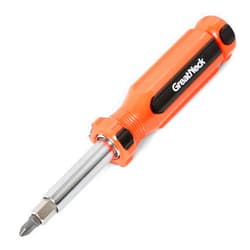 Great Neck GreatNeck SD11C 11 in 1 Screwdriver and Nut Driver Set, Classic Grip Handle, Multi Tool Screwdriver Kit, Electrician Tools