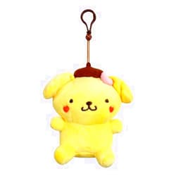 Priming water Cutie Hello Kitty Friends Character Plush Bag Clip Keychain Backpack Hanger 1PC 4.7in Cutie Pompompurin