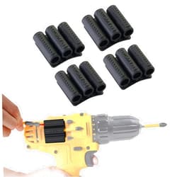 CNCSS Drill Bit Holder Tool Holster for DEWALT Milwaukee - Pack of 4 - Carry up to 6 Driver Bits on The Side of Your Power Drill or Driver