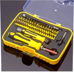 IFWELL Chromium-Vanadium-Steel Screwdriver Set is Accurate and Practical. The 62-in-1 Multifunctional Household Magnetic Precision Screwdriver Repair Tool Kit is Suitable For Mobile Phones, Doorbells, Toys
