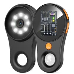 IWOBAC Macro Digital Microscope Fixed Focus, Portable Handheld Magnifying Glass,2.0 inch Color Screen, 200w Pixel, 500x Magnification, Built-in 8LEDs, Rechargeable Battery, Compatible with, Windows, Mac OS