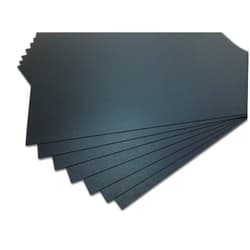 InviZguard Vinyl Composition Leatherette Binding Covers - Black 17pt, High Quality, 100pk (11