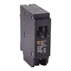 Schneider Electric Square D by Schneider Electric HOMT1515CP Homeline 2-15 Amp Single-Pole Tandem Circuit Breaker, No Size, No Color