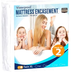 Utopia Bedding Zippered Mattress Encasement Twin XL (Pack of 2) - 100% Waterproof and Bed Bug Proof Mattress Protector - Absorbent, Six-Sided Mattress Cover