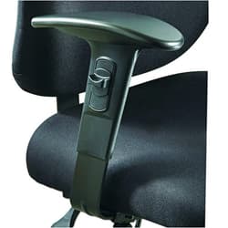 Safco Products 3399BL Adjustable Width Arm Set for use with Alday 3391, Vue 3394 and 3397 Chairs (Sold Separately), Black