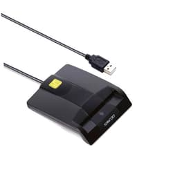 saicoo DOD Military USB Common Access CAC Smart Card Reader, compatible with Mac OS, Win (Horizontal Version) (Don't Support VA PIV Card)