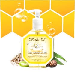 BELLA B Bee Gone Cradle Cap Baby Shampoo 8 oz - Natural Dry Scalp Shampoo - Cradle Cap Shampoo Treatment For Babies - Organic Baby Shampoo
