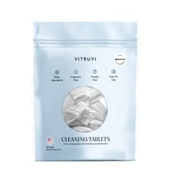 VITRUVI Cleaning Tablets for Diffusers & Humidifiers | Removes Stains & Residue, Prevents Buildup, Enhances Performance | Easy to Use | Made in USA - Pack of 18