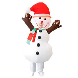 Yolent Inflatable Santa Christmas Costume Blow Up Santa Claus Funny Halloween Costume Suit Mens Costumes Adult Cosplay Outfit