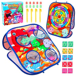 Toyk Animal Bean Bag Toss Game Toy Outdoor Toss Game, Family Party Party Supplies for Kids, Gift for Boys Birthday or Christmas for Toddlers Ages 3 4 5 6 Year Old