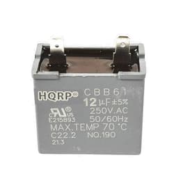 HQRP 12uf Refrigerator Capacitor Compatible with Hotpoint WR55X20800 WR62X79 JSU21X126 WR55X24064 PS305006 Replacement UL Listed