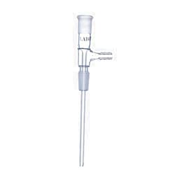 Laboy Glass Vertical Take-Off Adapter Long-stem with 14/20 Joints and Hose Connection Lab Glassware