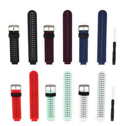 Baaletc Replacement Smart Wrist Watch Accessory Band Strap for Garmin Forerunner 220/230/235/620/630/735XT/235Lite Free Size 5.11