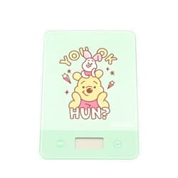 MENBLY Winnie-Bear-Pooh Electronic Kitchen Scale 1kg|Pink/Mint Green - Food Kitchen Scale Features Cute Design, Perfect for Meal Prep, Cooking, & Baking, Scales Digital Weight, Grams & Ounces (Mint)