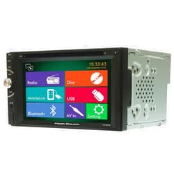 Power Acoustik PD-620HB Double DIN DVD, CD/MP3, FM/AM Car Stereo with Bluetooth Connectivity