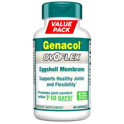 Genacol Ovoflex – Natural Eggshell Membrane Supplement, Support Healthy Joints & Flexibility, Vegetarian Solution for Joint Care, Results in 7 Days, Value Pack, 60 Capsules (60-Day Supply)