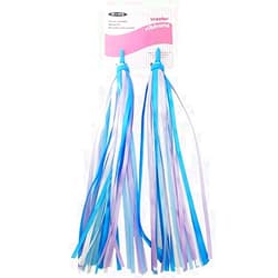 DNHCLL 1 Pair Kids Bicycle Bike Handlebar Scooter Streamer Children Bicycle Tassel Ribbon Best Xmas Gift for Girls and Boys Bike Decor