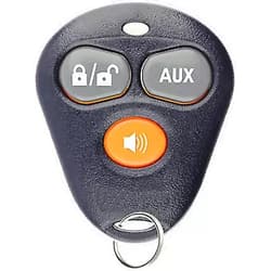 KeylessOption Keyless Entry Remote Starter Car Key Fob Alarm For Aftermarket Viper Automate EZSDEI474V 473V Orange Button