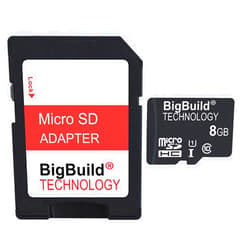 BigBuild Technology 8GB Ultra Fast 80MB/s Micro SDHC Memory Card for Nokia 105+, 110, 2660 Flip, 2780 Flip Cell Phone