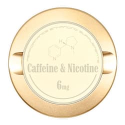 Syn Tin Edition 019: Caffeine | Metal Snus Can | Snus Container | Metal Container for Zyn | Metal Zyn Container | Pouch Tin | Smell Proof Container | Discreet Stash Container (Champagne Gold)