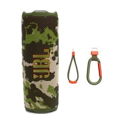 JBL Flip 7 - Portable Waterproof and Drop-Proof Speaker, Bold Pro Sound with AI Sound Boost, 16Hrs of Playtime, and PushLock System with Interchangeable Accessories (Squad)