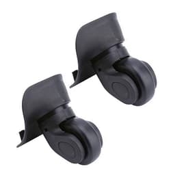 Ejoyous Luggage Swivel Wheel, 2Pcs Universal Suitcase Castors Replacement Left & Right Caster Wheels for Luggage Travel Case Customs Box, Dual Roller Bearing Wheels
