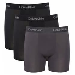 Calvin Klein Mens 3 Pack Body Modal Boxer Briefs Medium Black/Grey/Black