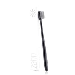 Zahn Ultra Soft Toothbrush for Sensitive Gums, BPA Free Micro Fine Nano Bristles Tooth Brush (Black)