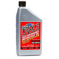 LUCAS Oil 10702 SAE 20W-50 Synthetic Motorcycle Oil (Pack of 2) (2)