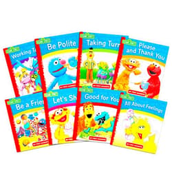 Sesame Street Elmo Manners Books for Kids, Toddlers - Set of 8 Manners Educational Storybooks for Boys and Girls Featuring Elmo, Big Bird, Cookie Monster, More