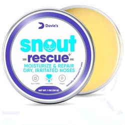 Davie's Naturals Davie's Snout Rescue - Dog Nose Balm for Dry Nose, All-Natural Dog Paw Pad Balm, Paw Balm for Dogs Lick Safe, Snout Soother for Dogs and Cats, Paw Soother for Dogs, Made in USA - 1oz