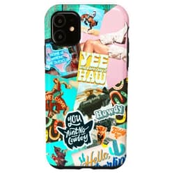 Sweet Case Boutique Rodeo Ranch Yee haw Collage iPhone 11 Western Cowgirls Howdy Giddy-up Boho Aesthetics Country Chic Case