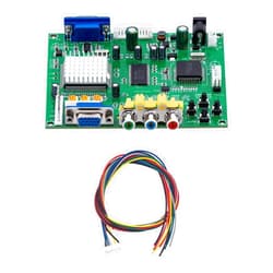 Mcbazel Arcade Game RGB/CGA/EGA to VGA HD Game Video Output Converter Board for Arcade Monitor to CRT LCD PDP Projector