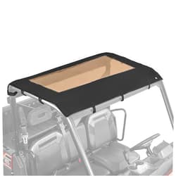KEMIMOTO 3-Seat UTV Soft Roof Top Waterproof Compatible with Polaris Ranger XP 1000 2017-2025, Ranger 1000 2020-2025, Ranger XP 900 2019-2025, Tinted Canvas Top Sunshade